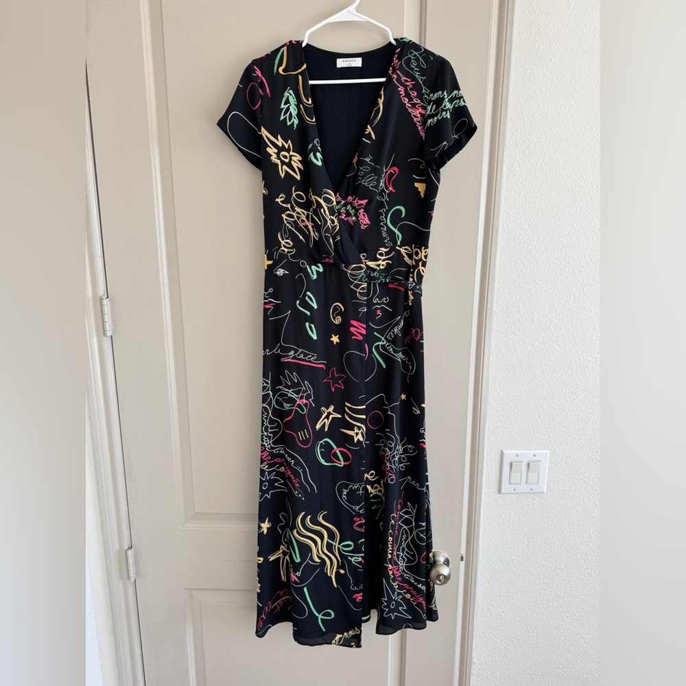 Aritzia Babaton Wallace Slit Maxi Dress size M
